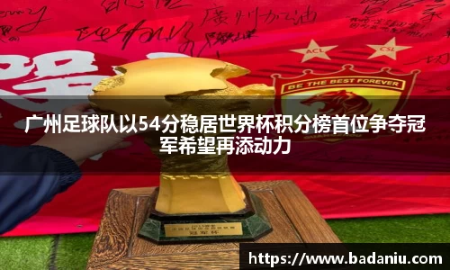 广州足球队以54分稳居世界杯积分榜首位争夺冠军希望再添动力